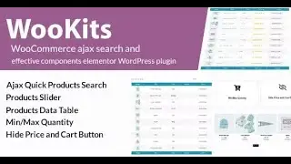 Wookits   WooCommerce ajax search and effective components elementor WordPress plugin