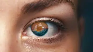 How to create a zoom into eye transition on capcut