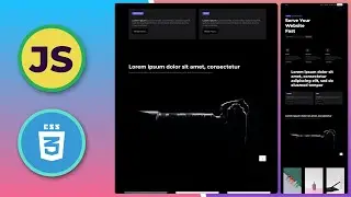 HTML5 CSS3 and Javascript Website Tutorial - Website with Animations Using HTML, CCS and JS