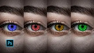 How to change color of the Eye easy and fast in Photoshop || Photoshop tutorial for beginners