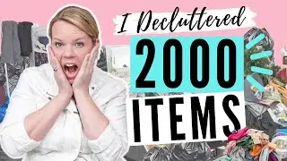 I Decluttered 2000 Things in 1 Weekend!