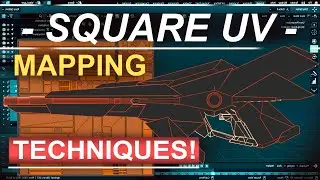 Blender Anime Square UV-Mapping - (LOW-POLY Techniques)