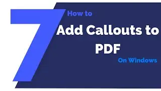 Add Callouts to PDFs on Windows | PDFelement 7