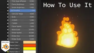 Fire Shader V1 || How To Use It || Blender 2.92