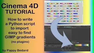 Import Gradients to Cinema 4D, Tutorial and script