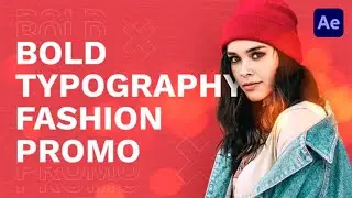 Bold Typography Fashion Promo (After Effects Template)★ AE Templates