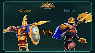 Argyraspide (Greece) VS Throwing Axeman (France) - Rise of Kingdoms