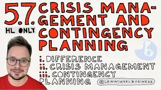 5.7 CRISIS MANAGEMENT & CONTINGENCY PLANNING / IB BUSINESS MANAGEMENT / transparency, communication