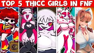 Top 5 Thicc Girls in FNF - Thicc Female Skins in Friday Night Funkin