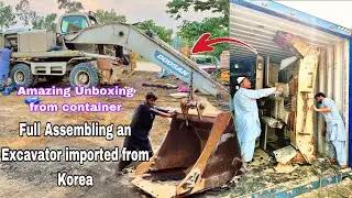 DX Doosan 210 Korean imported Excavator Unveiled: Assembling & Unboxing Journey!