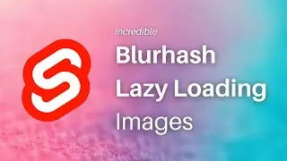 Custom image optimization and lazy loading with blurhash