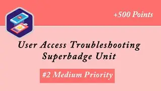 Medium Priority || User Access Troubleshooting Superbadge Unit || Salesforce || Trailhead || Admin