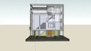 Corbusier - Maison Citrohan 3D (Sketchup)