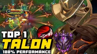 Wild Rift Talon - Top 1 Talon High Noon Gameplay Ex-Challenger Ranked