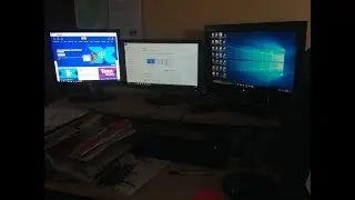 How to connect 3 monitors to a Windows 10 desktop PC?