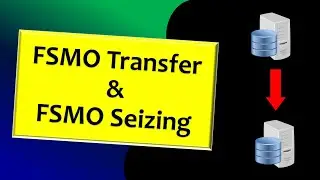 FSMO Transfer & FSMO Seizing #activedirectory #windows #education #windowsserver