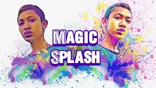 tutor cara buat magic splash yg simple