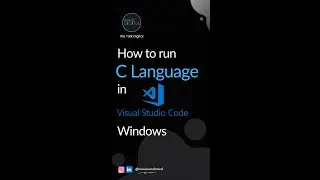 How to Run C Program in Visual Studio Code in Windows | We Talk Digital #shorts