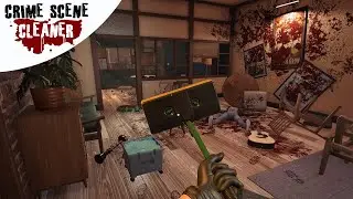 Crime Scene Cleaner - 100% Complete First Mission Gameplay (Serial Killer Apartment Cleaning)