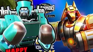 REAL STEEL WRB Bluebot VS Bio War & Sarge & Danger Zone & Shogun & Crimson Carnage & Camelot