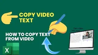 Select Text  to any video//copy text from video from chrome extension