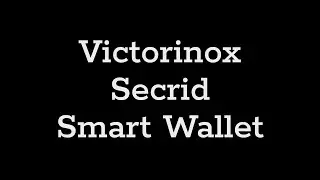 Victorinox Secrid Smart Money Wallet Geldbörse