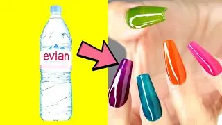 DIY: HOW TO MAKE JELLY NAILS FROM PLASTIC BOTTLE at home -  5 minute crafts