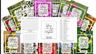 DIY scripture writing journal