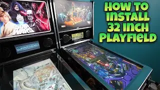 Arcade1Up Pinball Mod - How To Install 32" Monitor