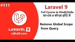 (111) Remove Global Scope from query in Laravel | Laravel Tutorial