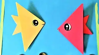 How to Make Paper Fish /Origami Fish/origami animals/Easy Paper Crafts 777