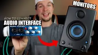 How to Connect Studio Monitors to Audio Interface | PreSonus Audiobox USB 96 & NI Komplete Audio 1