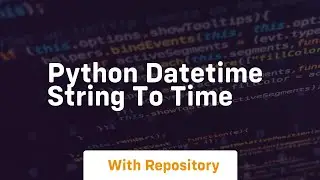 python datetime string to time