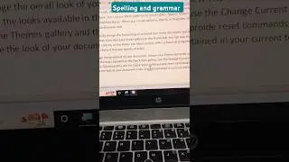 check spelling and grammar in Ms word #shorts #short #youtubeshorts #shortvideo #youtube