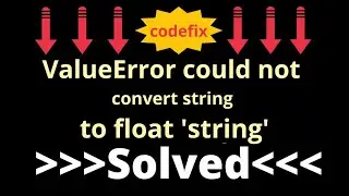 "Debugging Python: Solving 'ValueError: could not convert string to float'"