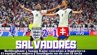 BELLINGHAM SALVA A INGLATERRA CON UN GOLAZO AGÓNICO, KANE SENTENCIA ANTE ESLOVAQUIA. ROZÓ EL PAPELÓN