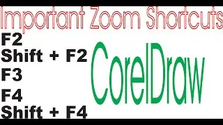 CorelDraw Important Zoom Shortcuts | Lunar Computer College