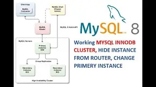 5 - Working with MySQL InnoDB Cluster |  MySQL Shell | MySQL Router | MySQL DBA Tutorial | MySQL 8