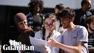 'I did good': students react to A-level and BTec results in England