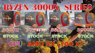 Ryzen5 3600x vs ryzen7 3700x vs Ryzen7 3800x vs Ryzen9 3900x | Gaming Benchmark | 1080P & 1440P