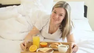 Young Wome Eating Toast - (people) Stock Footage | Mega Pack +40 items