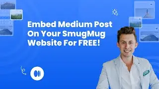 How to embed Medium post on SmugMug? 