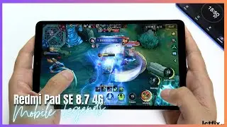 Redmi Pad SE 8.7 4G Mobile Legends Gaming test MLBB | Helio G85, 90Hz Display