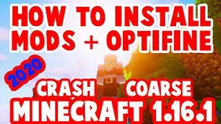 How to Install Mods + Optifine + Shaders 2020 : Minecraft 1.16.1 : FAST Crash Coarse NOT for Noobs!!