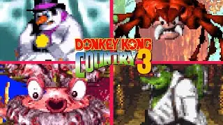 DONKEY KONG COUNTRY 3 (GBA) - All Bosses
