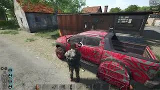 Scum 0.95 -Trying to find a Abandoned Bunker card at police stations lots of puppets  TomM & Nooby