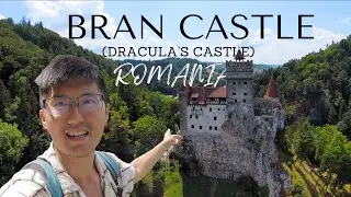 BRAN CASTLE - THIS WAS DRACULA'S CASTLE! Day Trip to Dracula's Transylvanian Castle in Romania!