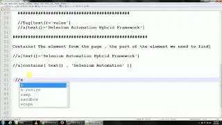 Xpath Basic | Handling Dynamic Elements | Contains - Selenium WebDriver Tutorial 10