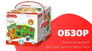 Обзор Лото ВЕСЁЛЫЙ УРОЖАЙ от Baby Toys | Развивающие игрушки от Десятого королевства