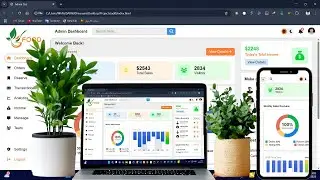 Admin Dashboard using HTML, CSS & JavaScript Tutorial | Skills Studio